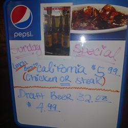 Sunday specials!