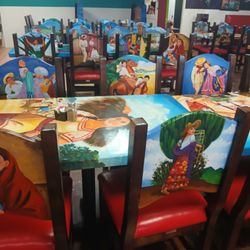 Table and chair art