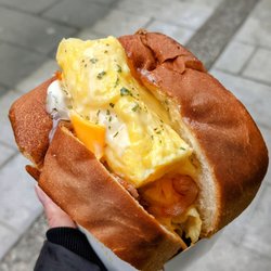 Miracle Belgian Waffle - Bacon Egg