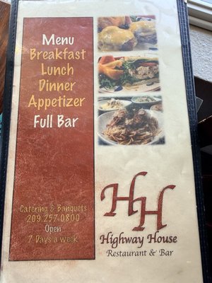 Menu photo 3 Highway House Restaurant & Bar Jackson, CA