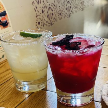 Los Agaves - Hibiscus Margarita & Lime Mezcal Margarita - Tacos Near Me - Santa Barbara, California