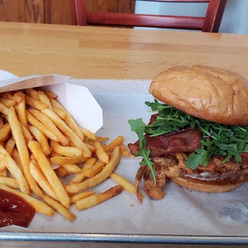 Crave Cafe - BBQ seasoned fries and the soft-shell crab BLT! Mmmm! - New American Near Me - Shorewood, Wisconsin Crave Cafe - BBQ seasoned fries and the soft-shell crab BLT! Mmmm! - New American Near Me - Shorewood, Wisconsin