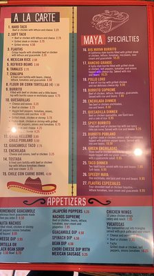Menu photo 8 Maya Mexican Restaurant Homewood, AL Menu photo 8 Maya Mexican Restaurant Homewood, AL