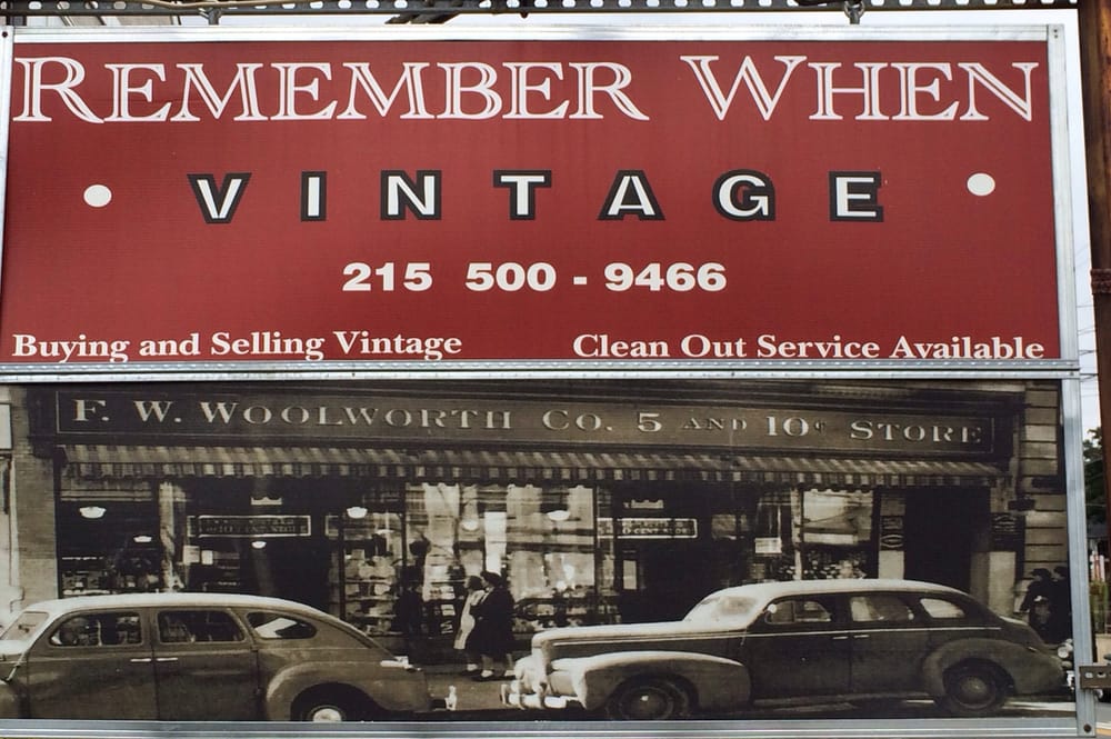 Remember When Vintage Image