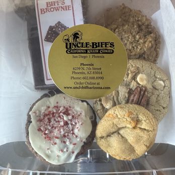 Uncle Biff's California Killer Cookies - Cookies and brownies - Bakeries Near Me - Phoenix, Arizona Uncle Biff's California Killer Cookies - Cookies and brownies - Bakeries Near Me - Phoenix, Arizona