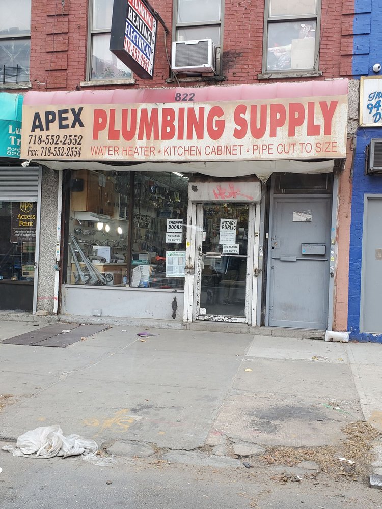 APEX PLUMBING SUPPLY Updated September 2024 822 Coney Island Ave
