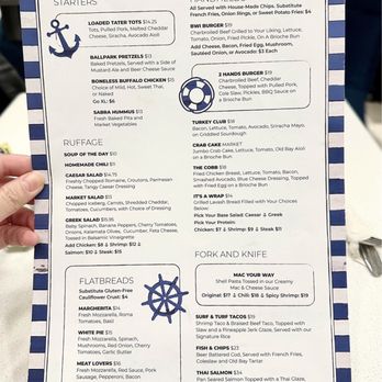 Harbor Grille - Food Menu - Sports Bars Near Me - Baltimore, Maryland