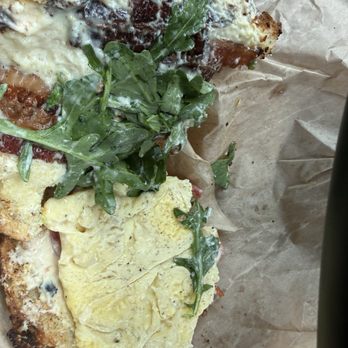 Panera Bread - This was the bacon up in the top picture or lack of and look at all the cheesy sauce - Sandwiches Near Me - Norman, Oklahoma Panera Bread - This was the bacon up in the top picture or lack of and look at all the cheesy sauce - Sandwiches Near Me - Norman, Oklahoma