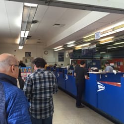 US Post Office - The Friday before tax day and only two people working.