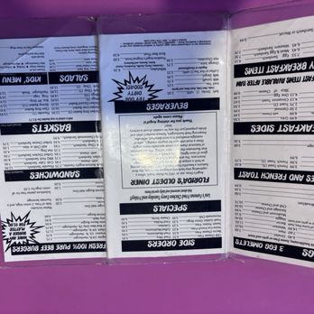 Angel's Dining Car - Simple menu - keep it simple - Southern Near Me - Palatka, Florida