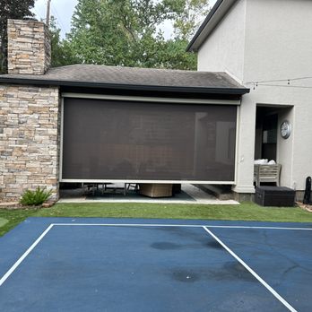 Tailor'd Shades - Nano 95% sun blockage w/dark brown screen
Motorized patio shade w/remote - Shades & Blinds Near Me - Houston, Texas Tailor'd Shades - Nano 95% sun blockage w/dark brown screen
Motorized patio shade w/remote - Shades & Blinds Near Me - Houston, Texas