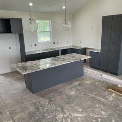 Stones & Granite of Lexington - Ebony white Granite