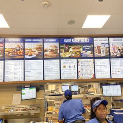 Culver's - I stepped inside, and they are busy. See the menu.....I'm hereeeeee