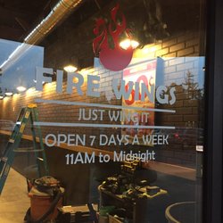 Fire Wings - Davis - Hours of business