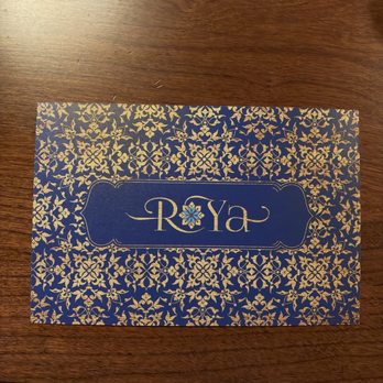 Roya - Cute card at the end. IYKYK - Middle Eastern Near Me - Austin, Texas Roya - Cute card at the end. IYKYK - Middle Eastern Near Me - Austin, Texas