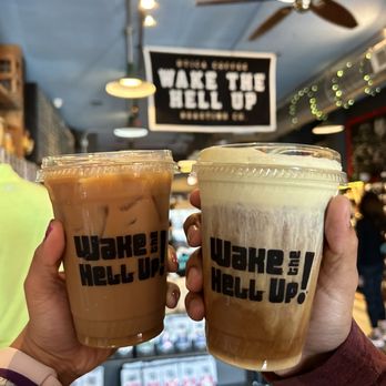 Utica Coffee Roasting - Lavender blueberry honey Pistachio cold foam americano Oat milk base! - Coffee & Tea Near Me - Utica, New York Utica Coffee Roasting - Lavender blueberry honey Pistachio cold foam americano Oat milk base! - Coffee & Tea Near Me - Utica, New York