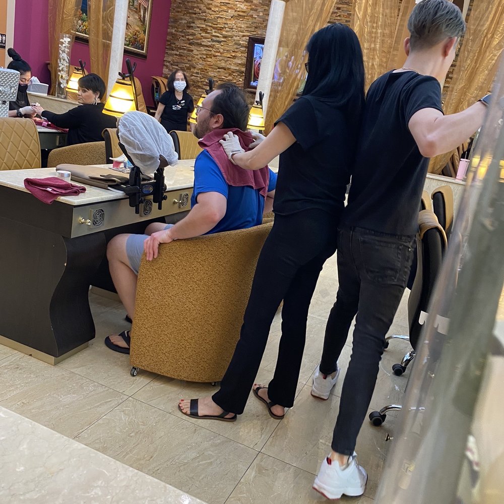 Venetian Nail Spa - Neck massage for my son - Nail Salons Near Me - Plano, Texas Venetian Nail Spa - Neck massage for my son - Nail Salons Near Me - Plano, Texas