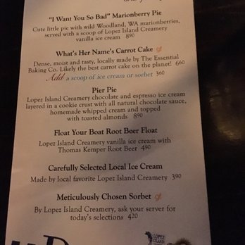 Duke's Seafood - Dessert I was hoping for better choices. - Seafood Near Me - Seattle, Washington