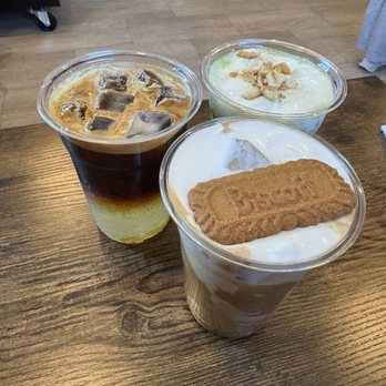 Kin - Espresso tonic, biscoff latte, and banana pudding matcha - Coffee & Tea Near Me - Vienna, Virginia Kin - Espresso tonic, biscoff latte, and banana pudding matcha - Coffee & Tea Near Me - Vienna, Virginia