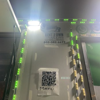 Tacos Regios El Coquis - a qr code on the back of a truck - Food Trucks Near Me - Katy, Texas Tacos Regios El Coquis - a qr code on the back of a truck - Food Trucks Near Me - Katy, Texas