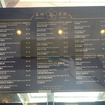 Formosa Aroma - Menu - Bubble Tea Near Me - San Jose, California Formosa Aroma - Menu - Bubble Tea Near Me - San Jose, California
