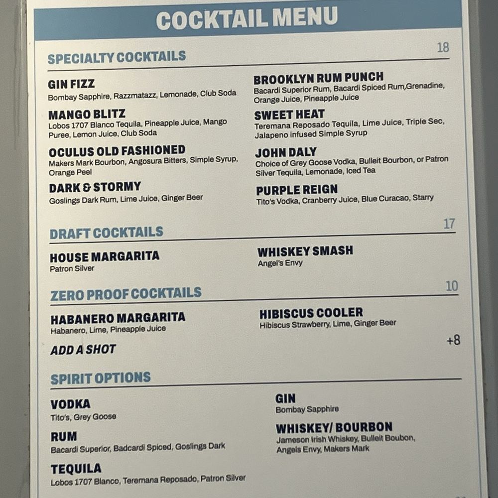Oculus - Cocktail Menu - Landmarks & Historical Buildings Near Me - New York, New York Oculus - Cocktail Menu - Landmarks & Historical Buildings Near Me - New York, New York