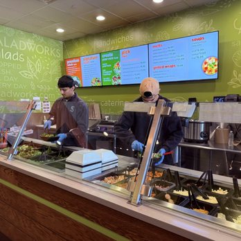 Saladworks - Starting the salads - Vegetarian Near Me - East Rutherford, New Jersey Saladworks - Starting the salads - Vegetarian Near Me - East Rutherford, New Jersey