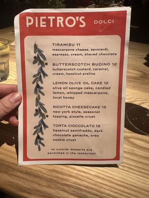 Menu photo 6 Pietro's Lodi, CA Menu photo 6 Pietro's Lodi, CA