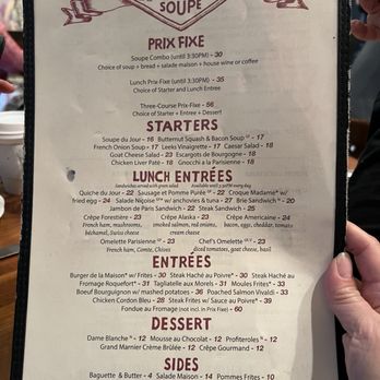 La Bonne Soupe - Menu - French Near Me - New York, New York La Bonne Soupe - Menu - French Near Me - New York, New York