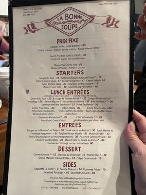 Menu photo 3 La Bonne Soupe New York, NY Menu photo 3 La Bonne Soupe New York, NY