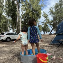 Bellows Field Beach Park Campground - Bring your own toys