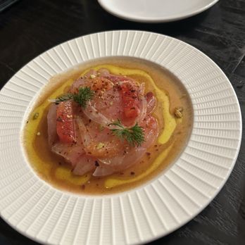Brasserie La Banque - SNAPPER CRUDO - French Near Me - Charleston, South Carolina Brasserie La Banque - SNAPPER CRUDO - French Near Me - Charleston, South Carolina