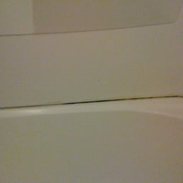 Moldy shower/tub. Moldy shower/tub.