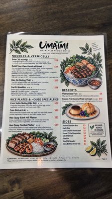 Menu photo 1 Umaimi Torrance, CA Menu photo 1 Umaimi Torrance, CA