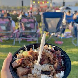 The Chan Smokers - Smoked BBQ Brisket with Steamed Rice & Salad