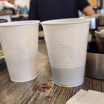 LAN Noodle - All beverages served in little plastic cups. - Chinese Near Me - Arcadia, California LAN Noodle - All beverages served in little plastic cups. - Chinese Near Me - Arcadia, California