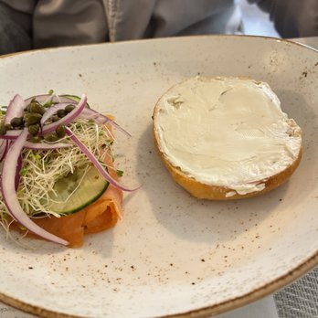 Trellis Spa - Bagel - toppings on the side - Day Spas Near Me - Houston, Texas