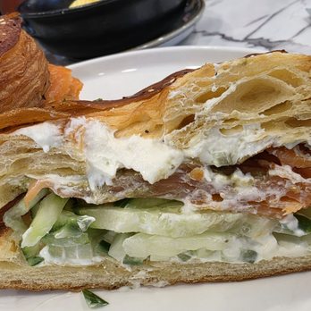 Cafe Sophie - Crogel Smoked Salmon Cream Cheese Cucumber - March 2026 - Breakfast & Brunch Near Me - Gaithersburg, Maryland Cafe Sophie - Crogel Smoked Salmon Cream Cheese Cucumber - March 2026 - Breakfast & Brunch Near Me - Gaithersburg, Maryland