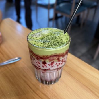NEP Cafe - Wildberry Matcha Latte - Breakfast & Brunch Near Me - Irvine, California NEP Cafe - Wildberry Matcha Latte - Breakfast & Brunch Near Me - Irvine, California