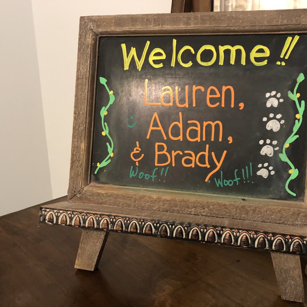 St Francis Cottage - Welcome sign that greeted us upon arrival - Bed & Breakfast Near Me - Chattanooga, Tennessee St Francis Cottage - Welcome sign that greeted us upon arrival - Bed & Breakfast Near Me - Chattanooga, Tennessee