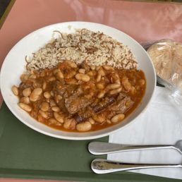 Delicious fassoulia plate