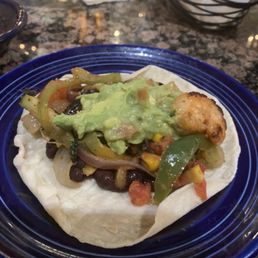 shrimp fajitas! Delicious! shrimp fajitas! Delicious!