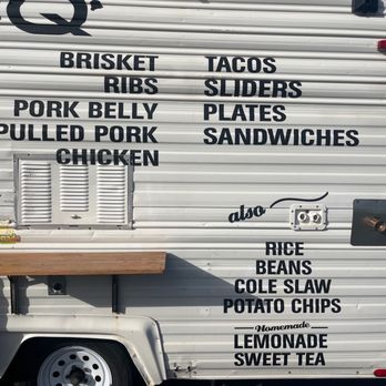 Dope BBQ - a food truck parked in a parking lot - Barbeque Near Me - Kula , Hawaii