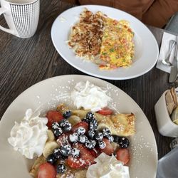 Turning Point - Berry crepes & Western Omelet