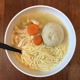 Matzo Ball Soup with Noodles Matzo Ball Soup with Noodles