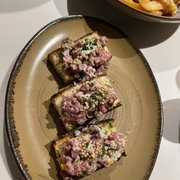 Photo of Tavola Italian Kitchen + Bar - Minneapolis, MN, United States. Lamb Tartare*