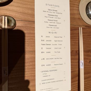 Hinata - Menu - Sushi Bars Near Me - San Francisco, California