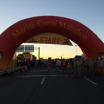 Marine Corps Marathon - Start line at the 2014 marine corps marathon - Races & Competitions Near Me