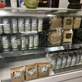 Miracle Gardens - Display case with products - Cosmetics & Beauty Supply Near Me - Cedar Creek, Texas