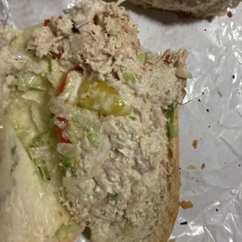 DiBella's Subs - Inside tuna sub with little bit of toppings - Delis Near Me - Solon, Ohio DiBella's Subs - Inside tuna sub with little bit of toppings - Delis Near Me - Solon, Ohio